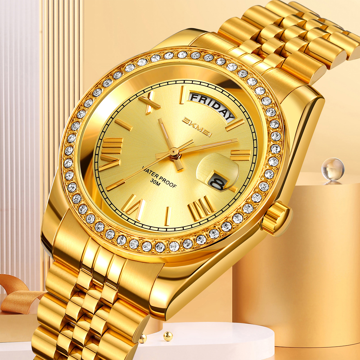 SKMEI 9419 Luxury-Inspired Quartz Watches 