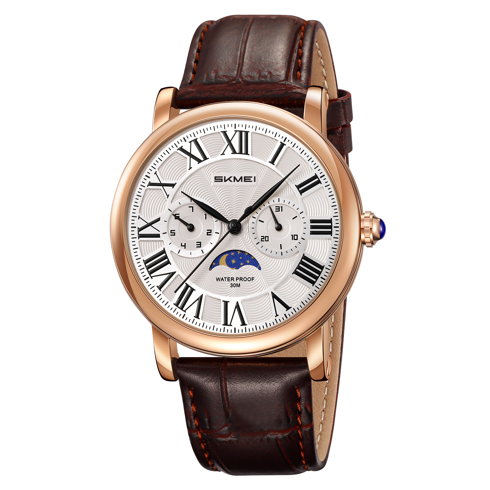 9438 SKMEI Vintage Mens Quartz Watch