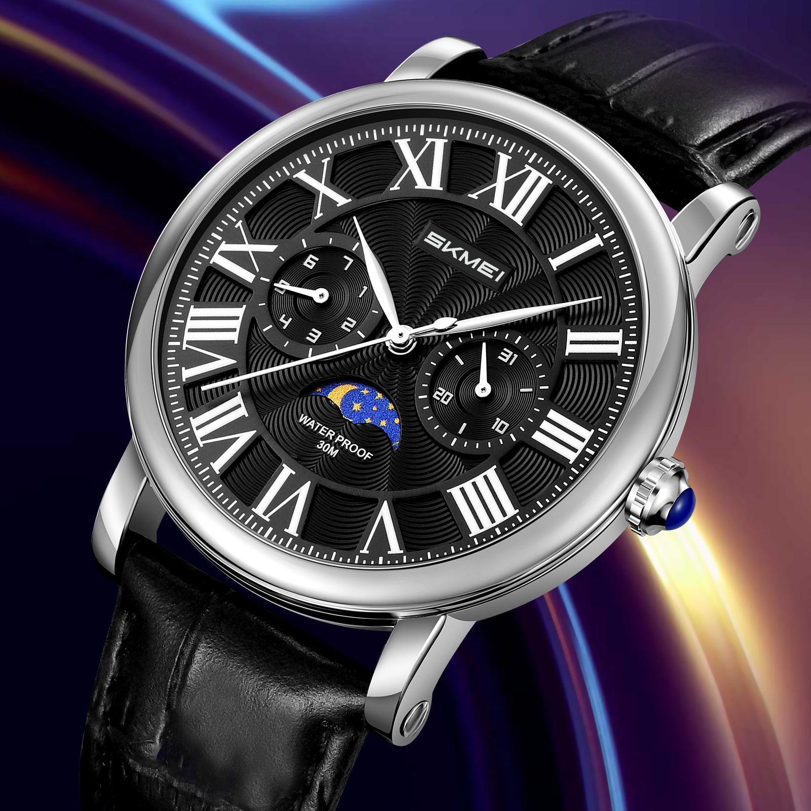 9438 SKMEI Vintage Mens Quartz Watch