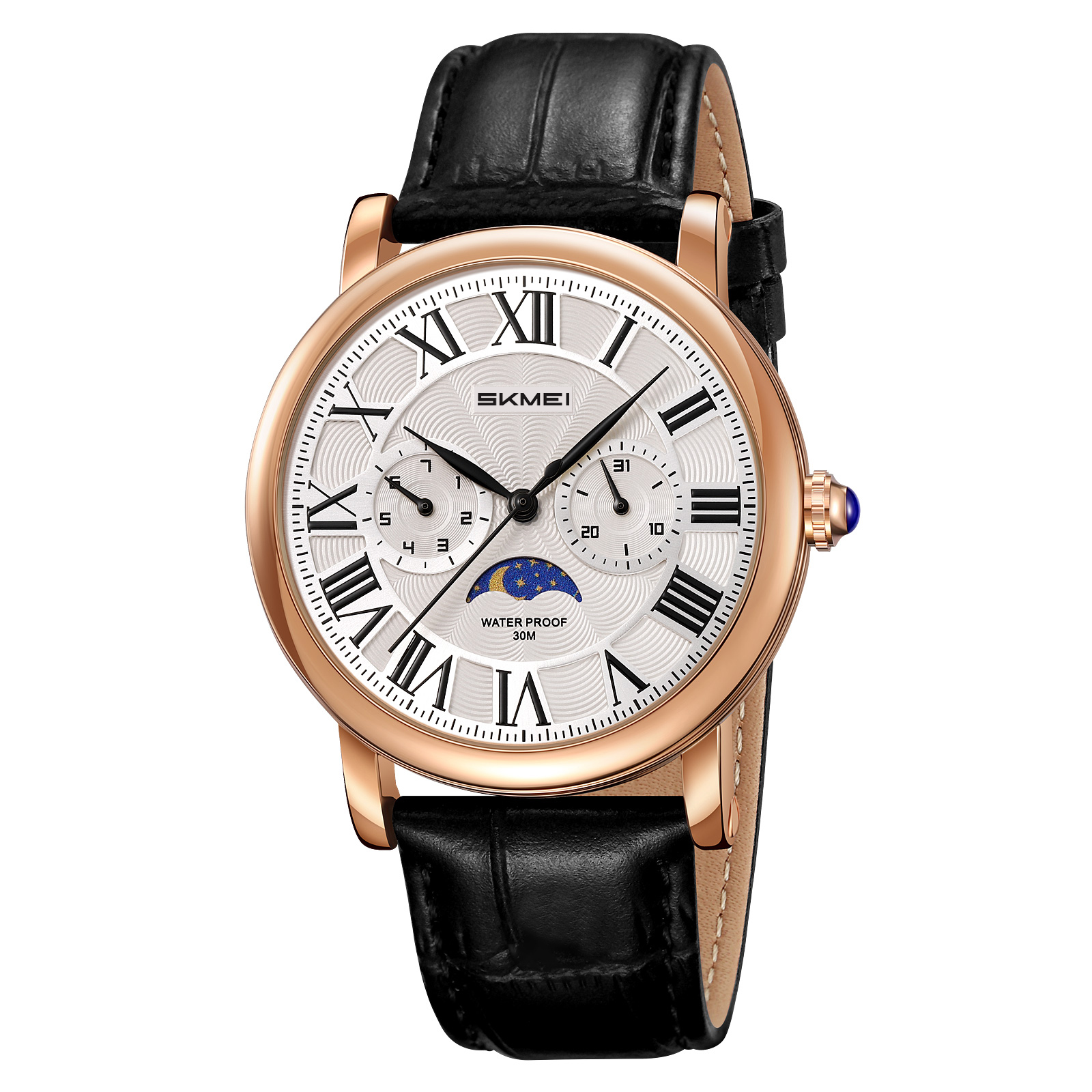 9438 SKMEI Vintage Mens Quartz Watch