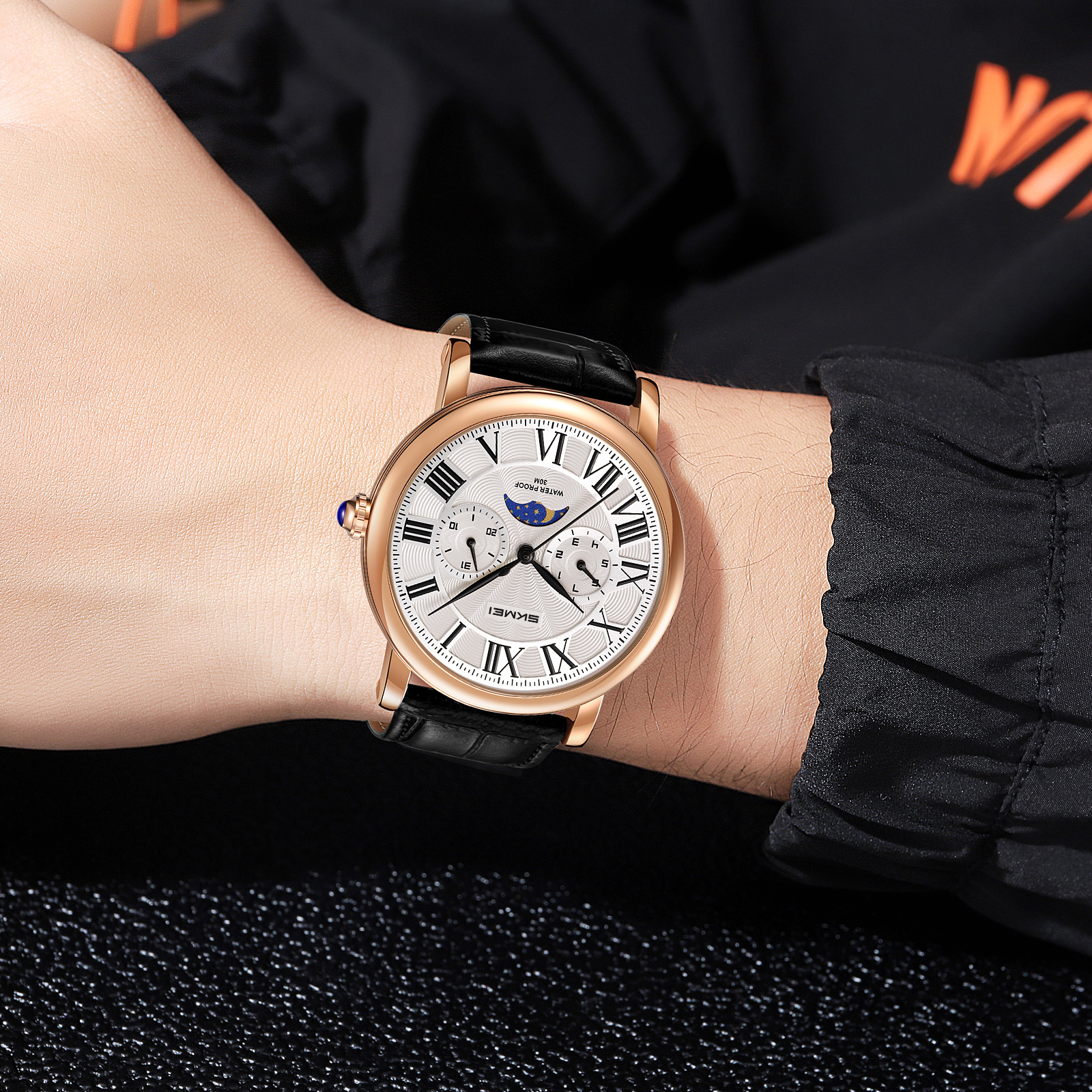 9438 SKMEI Vintage Mens Quartz Watch