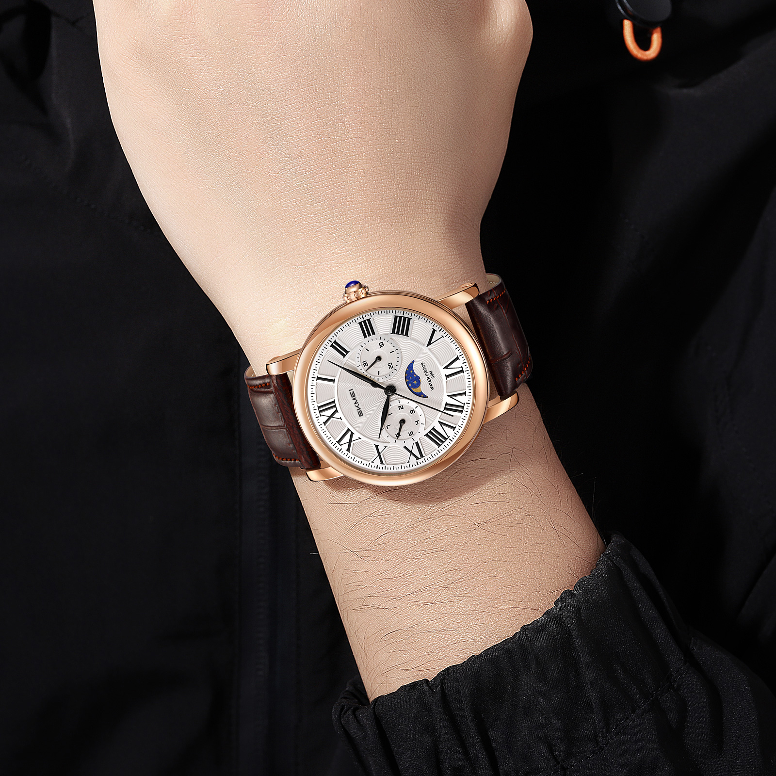 9438 SKMEI Vintage Mens Quartz Watch