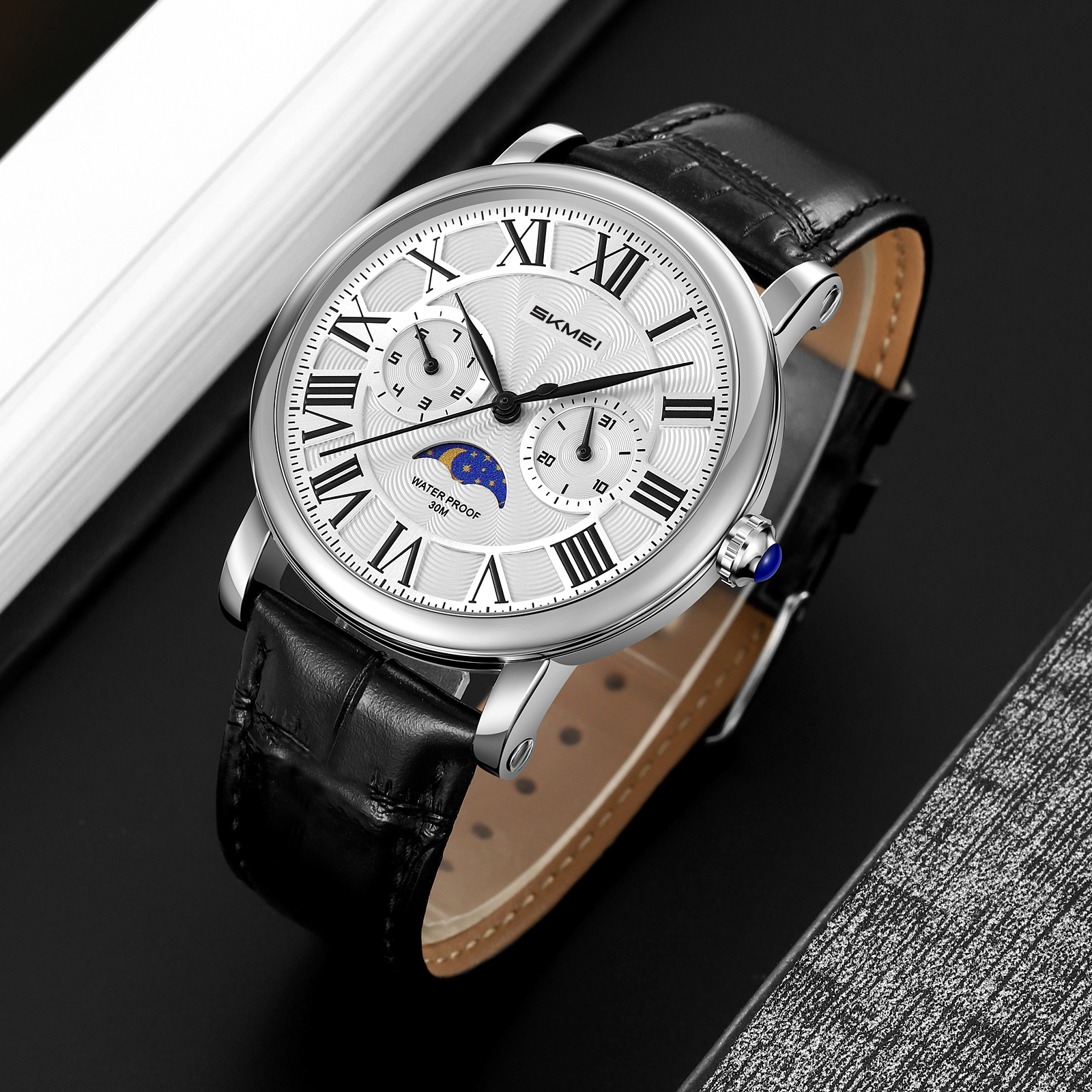 9438 SKMEI Vintage Mens Quartz Watch