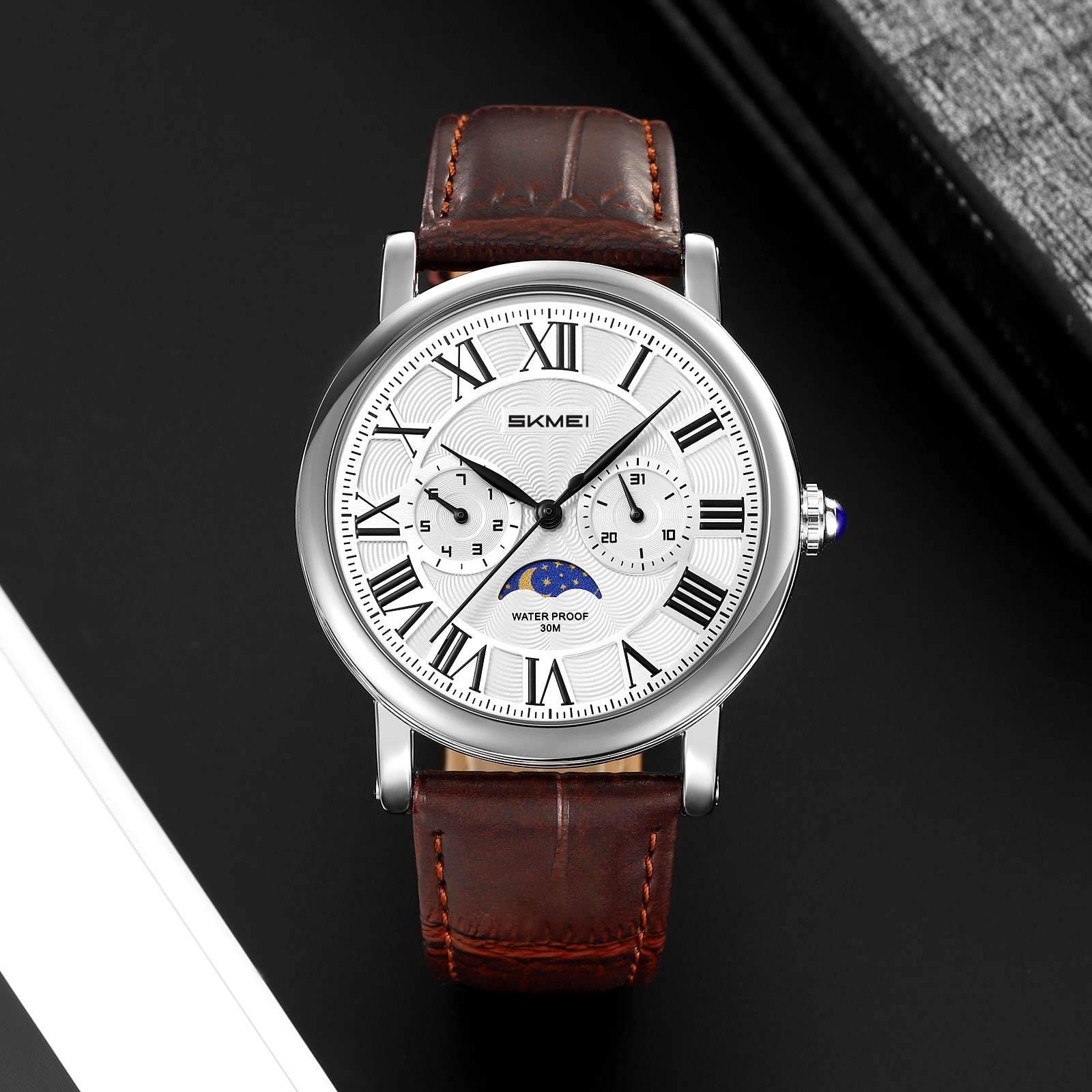 9438 SKMEI Vintage Mens Quartz Watch