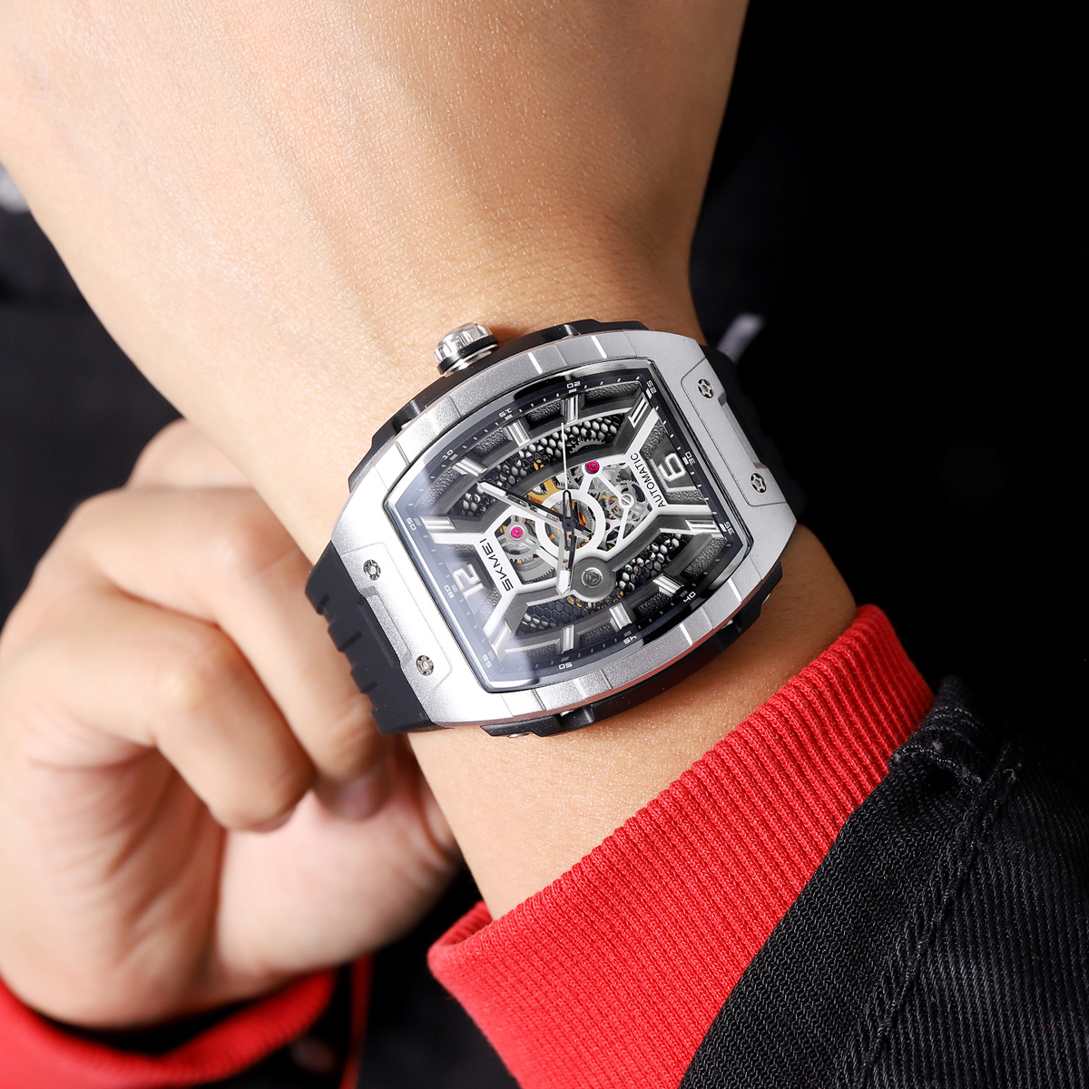 New SKMEI M033 Luxury Automatic Mechanical Watch for Men