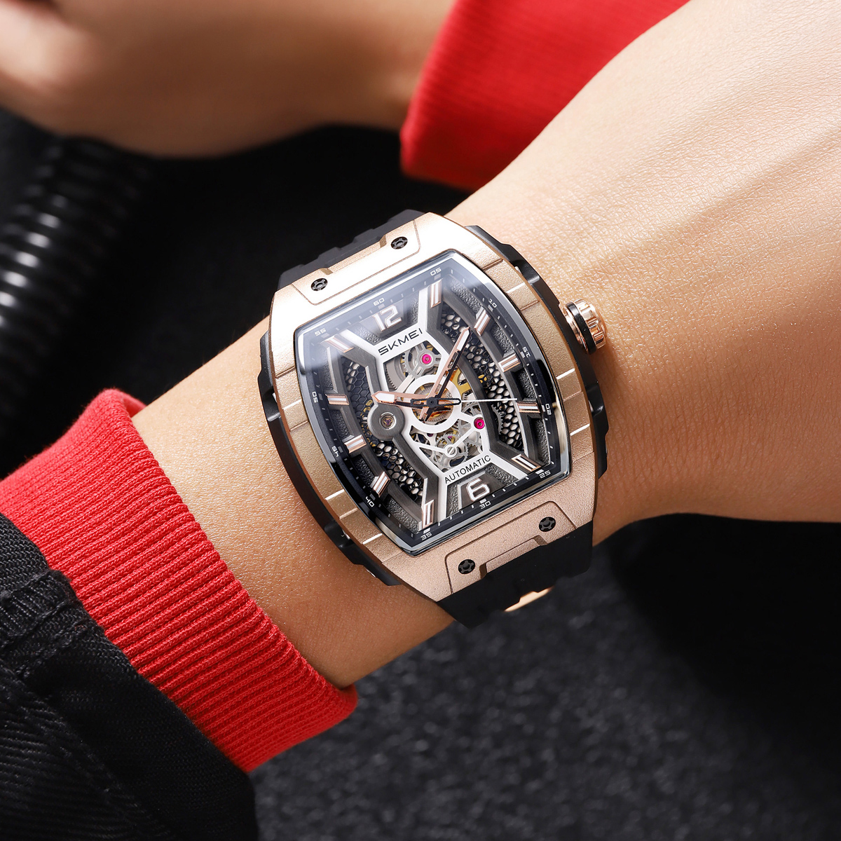 New SKMEI M033 Luxury Automatic Mechanical Watch for Men