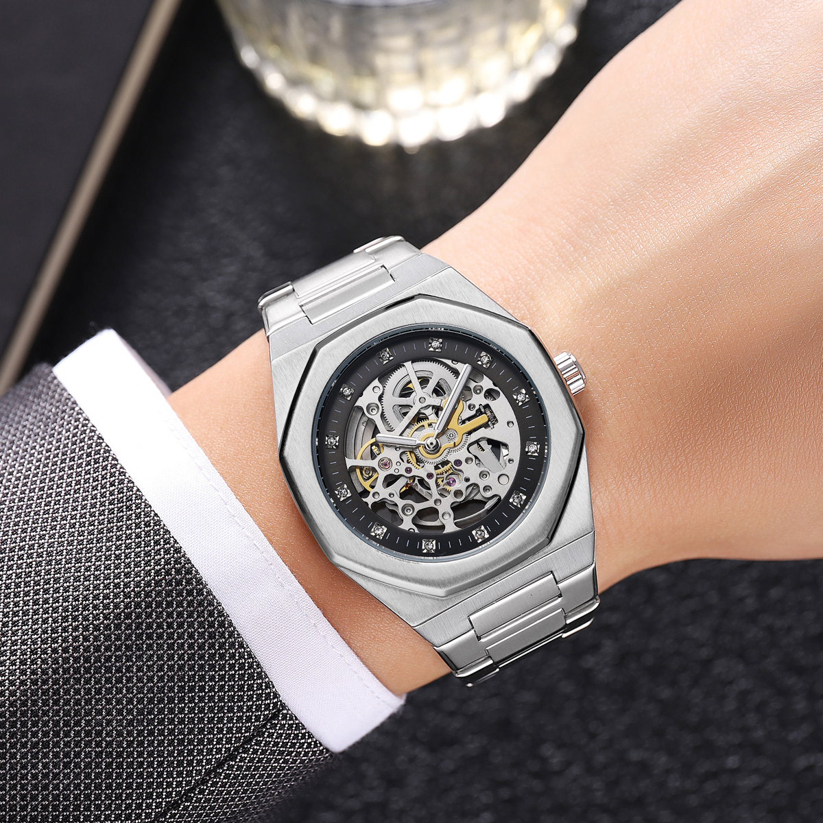 Skmei M034 Quality Watch Automatic Mechanical Mans Watch 