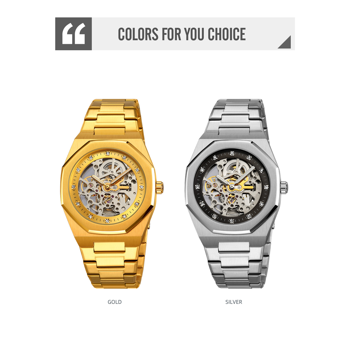 Skmei M034 Quality Watch Automatic Mechanical Mans Watch 