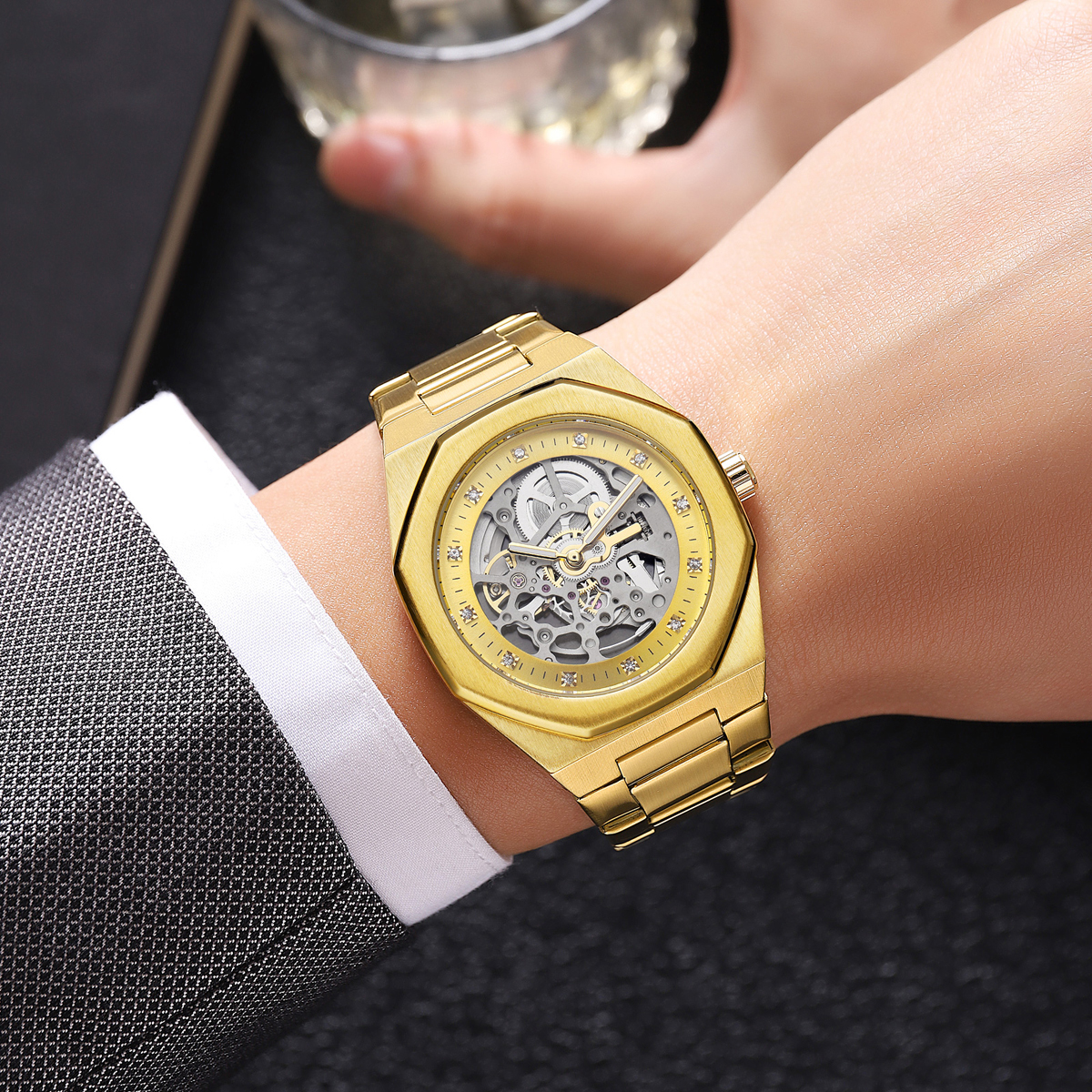 Skmei M034 Quality Watch Automatic Mechanical Mans Watch 