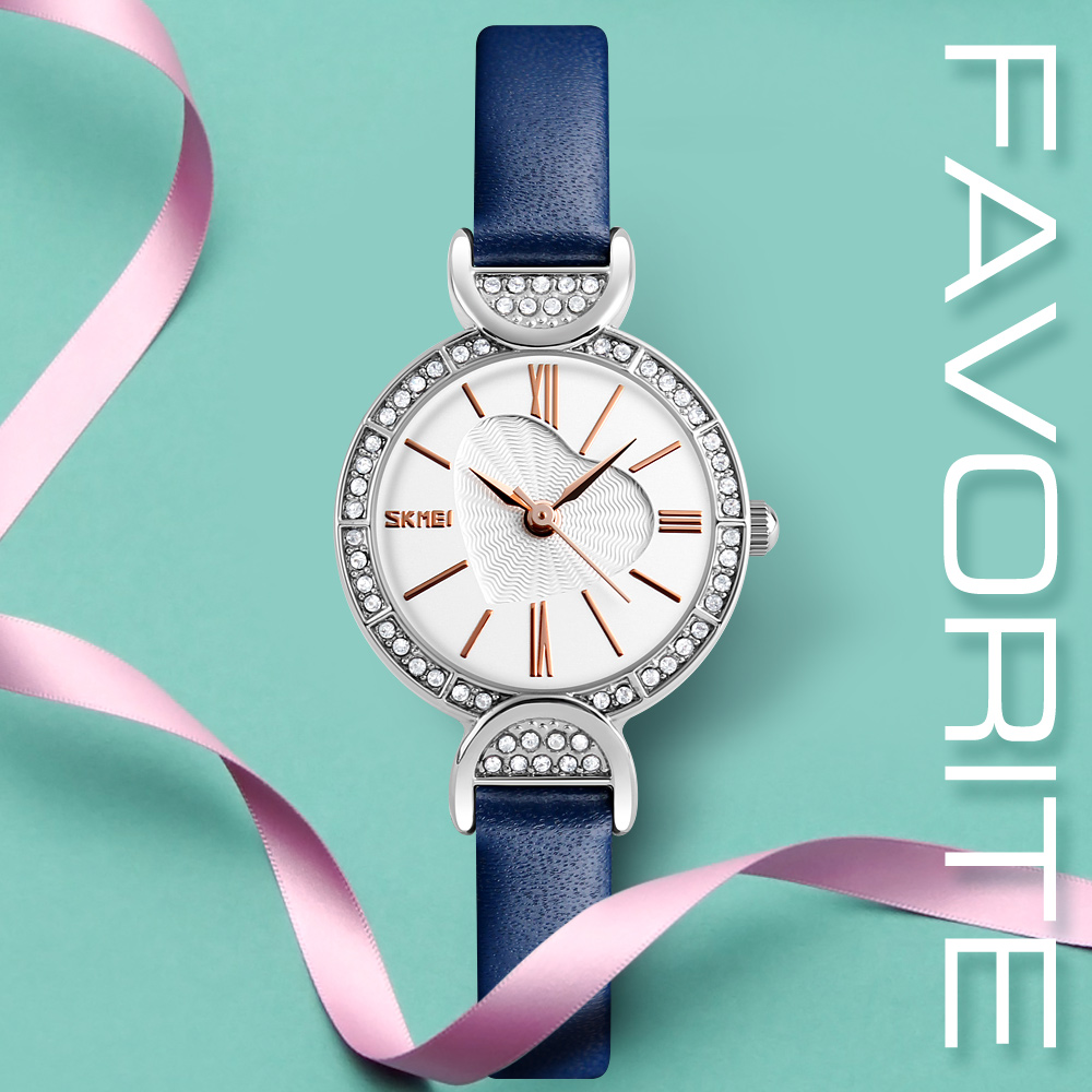 SKMEI Q025 Stainless steel Case Women Quartz Watch