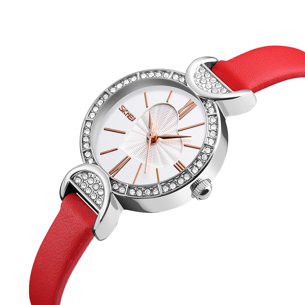 SKMEI Q025 Stainless steel Case Women Quartz Watch