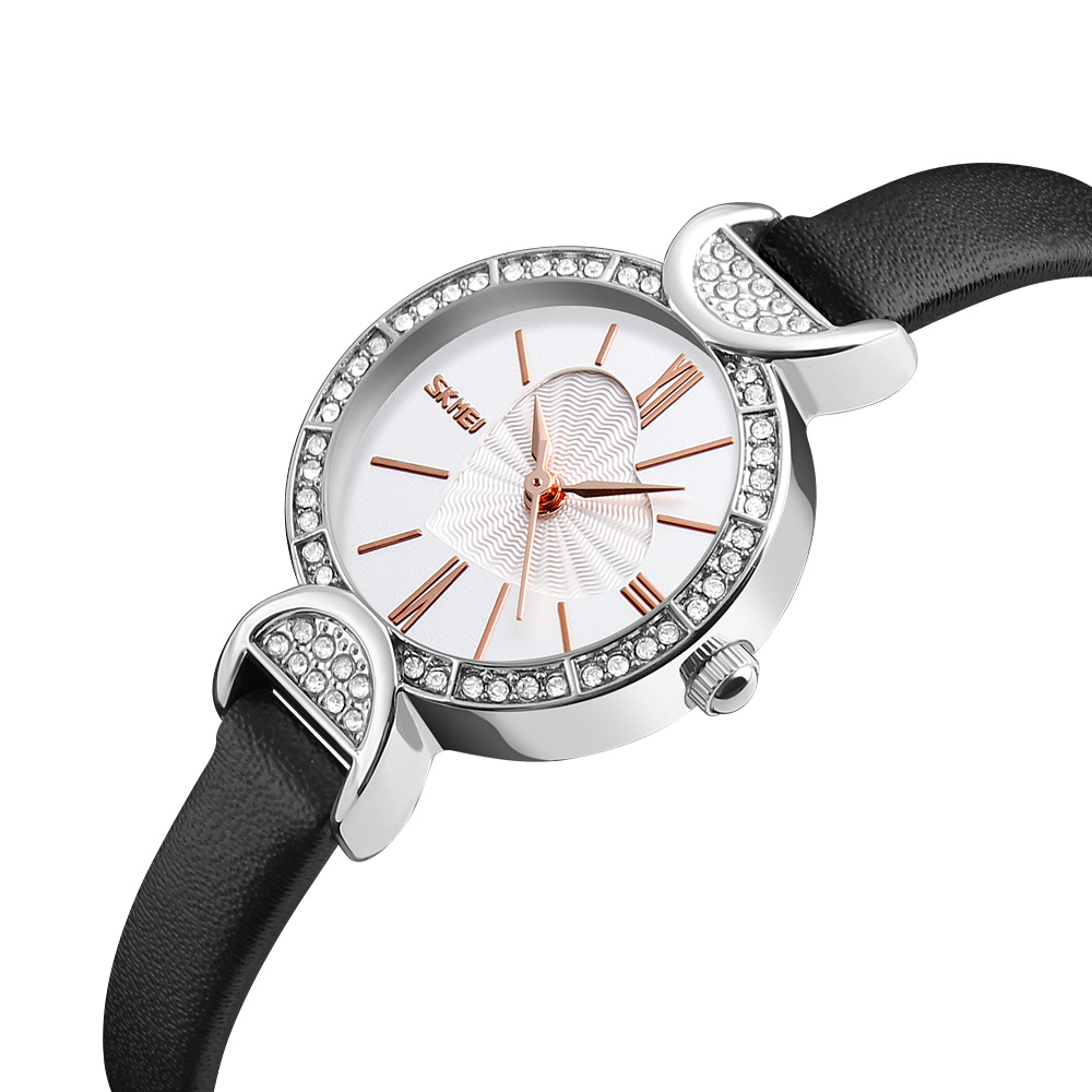 SKMEI Q025 Stainless steel Case Women Quartz Watch