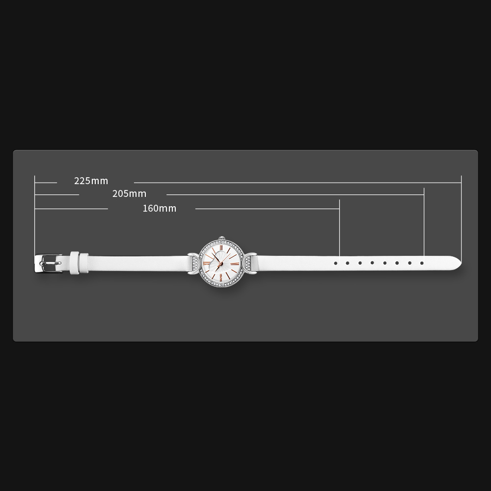 SKMEI Q025 Stainless steel Case Women Quartz Watch