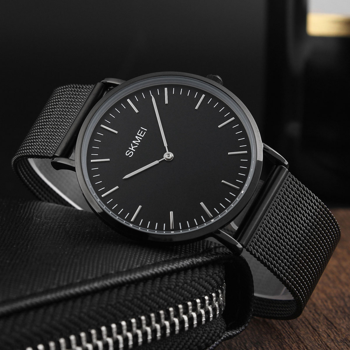 SKMEI Q028 MEN QUARTZ WATCH ALL STAINLESS STEEL CASE