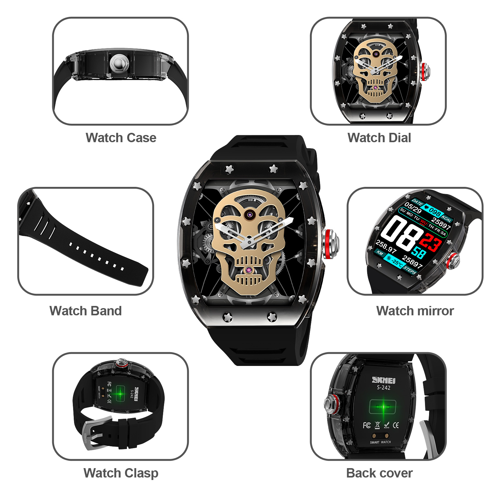 S242 SKMEI SMART WATCH
