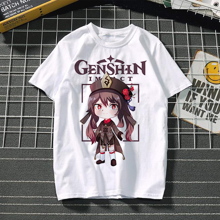 Yuanshin short-sleeved 3D casual trendy T-shirt