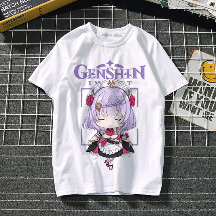 Yuanshin short-sleeved 3D casual trendy T-shirt