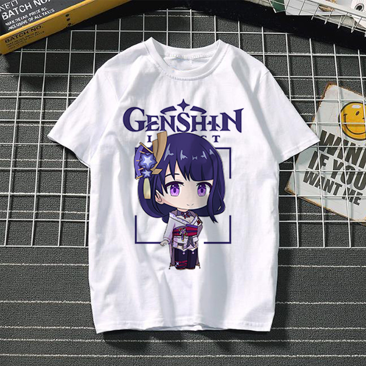 Yuanshin short-sleeved 3D casual trendy T-shirt