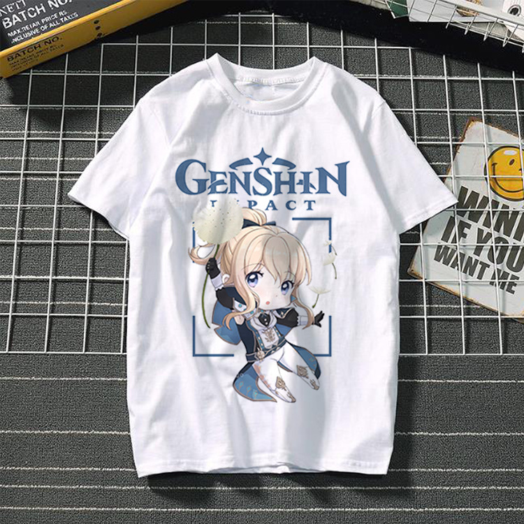 Yuanshin short-sleeved 3D casual trendy T-shirt