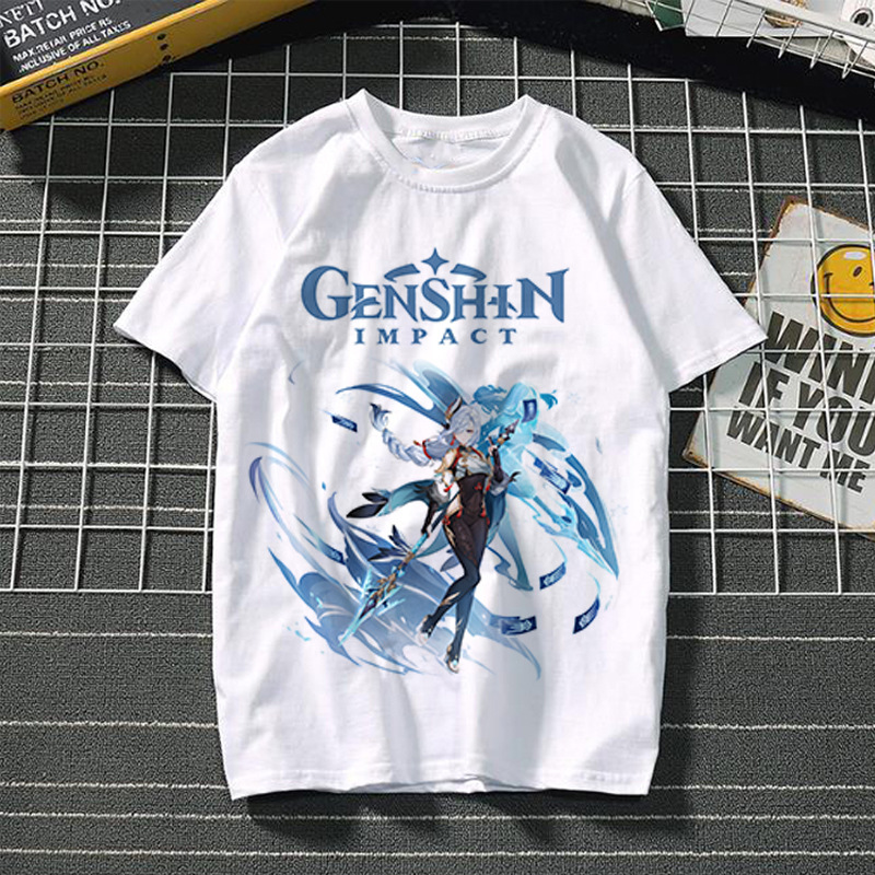 Yuanshin short-sleeved 3D casual trendy T-shirt