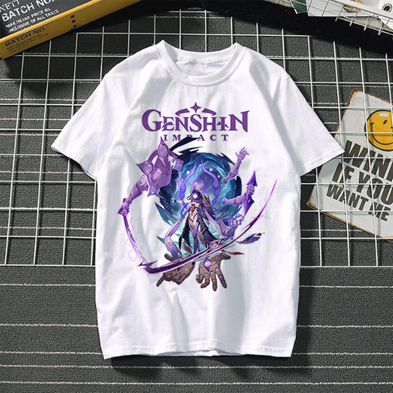 Yuanshin short-sleeved 3D casual trendy T-shirt