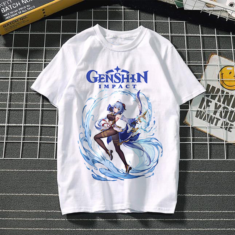 Yuanshin short-sleeved 3D casual trendy T-shirt