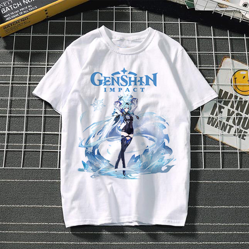 Yuanshin short-sleeved 3D casual trendy T-shirt
