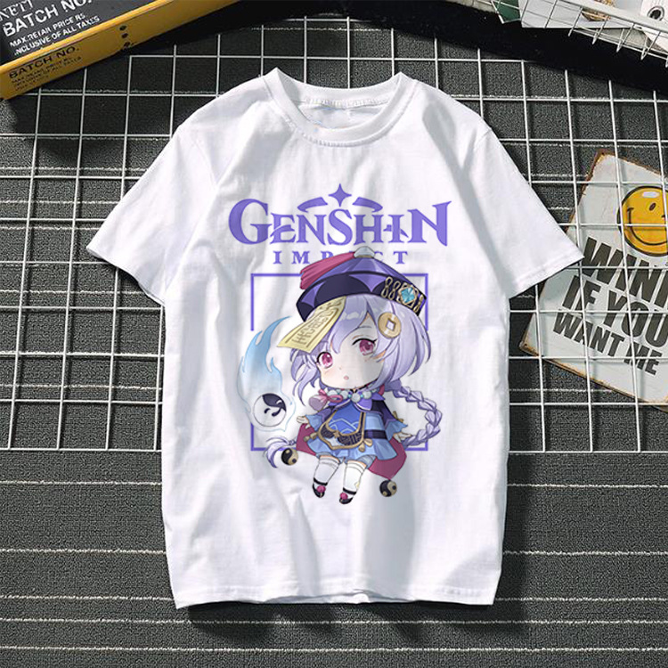 Yuanshin short-sleeved 3D casual trendy T-shirt