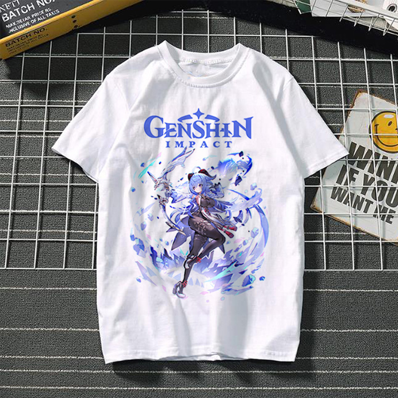 Yuanshin short-sleeved 3D casual trendy T-shirt