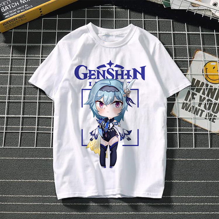 Yuanshin short-sleeved 3D casual trendy T-shirt