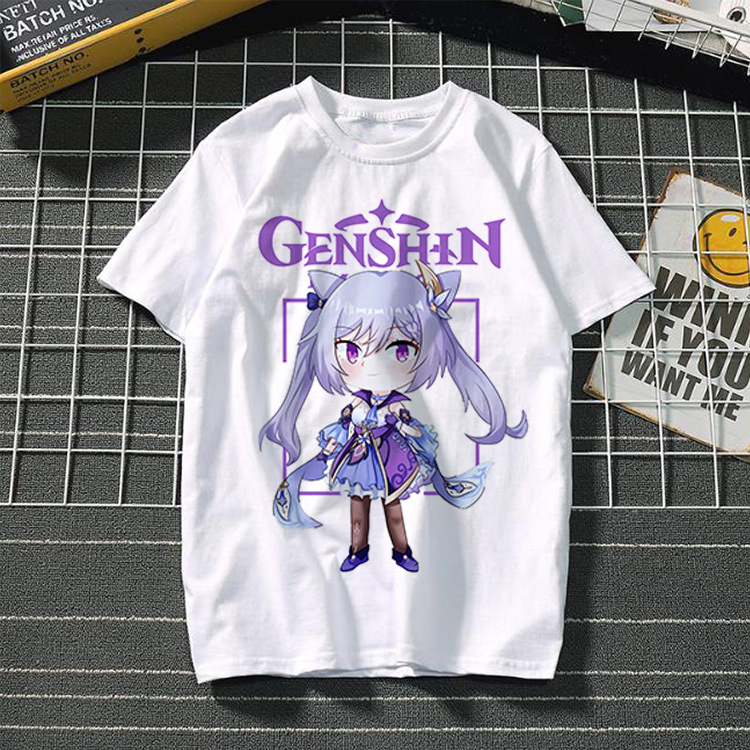 Yuanshin short-sleeved 3D casual trendy T-shirt