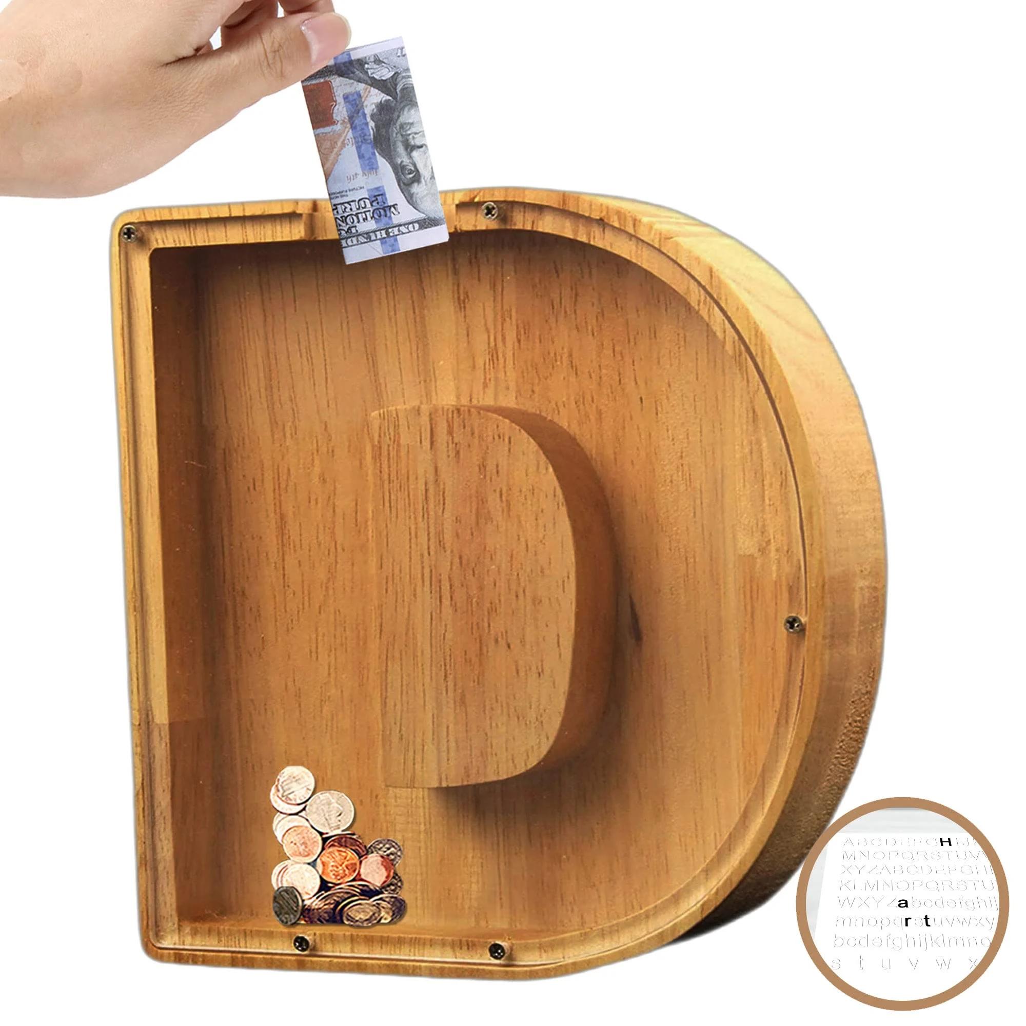 Piggy Bank? Wood Gift For Kids-babyanimal