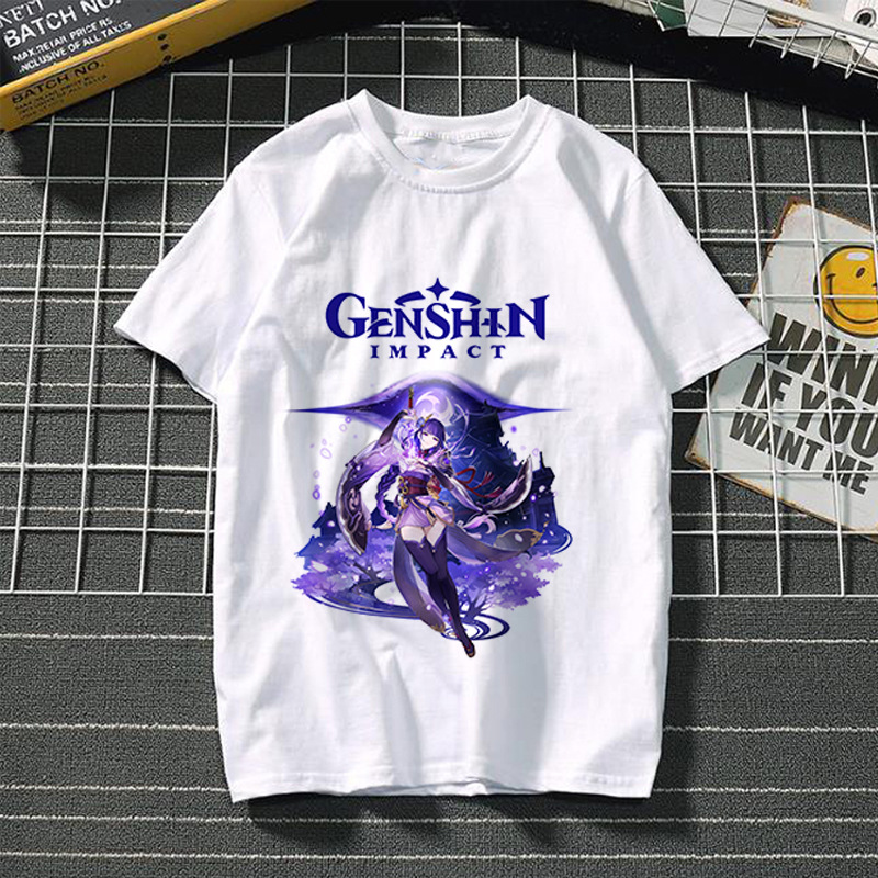 Yuanshin short-sleeved 3D casual trendy T-shirt