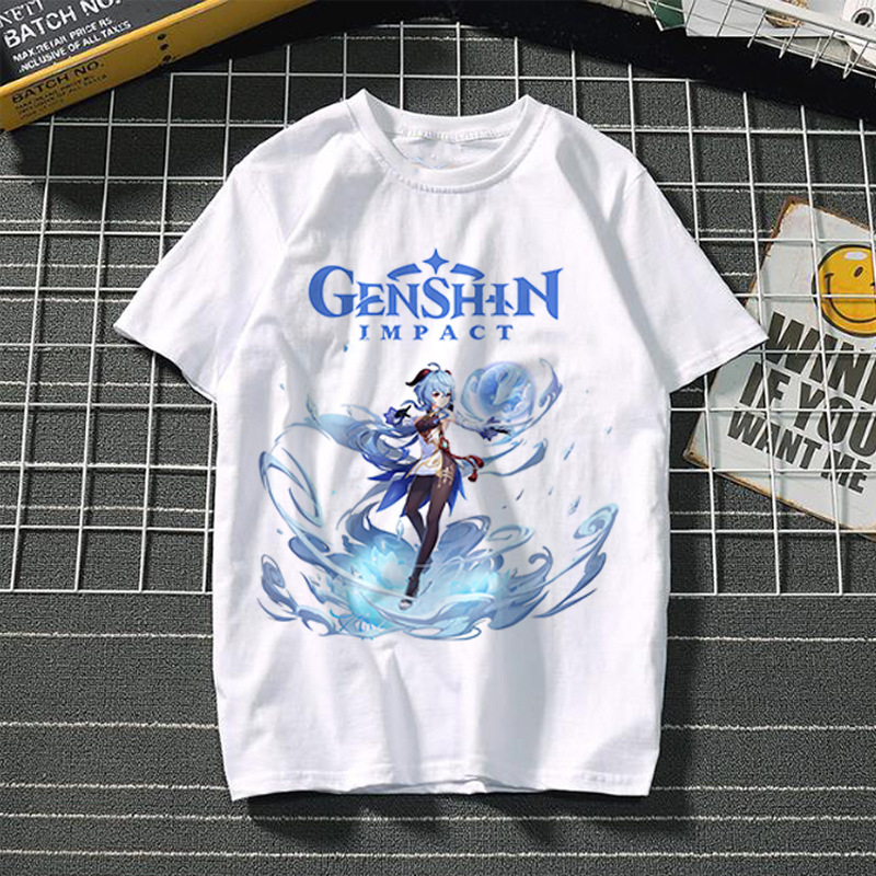 Yuanshin short-sleeved 3D casual trendy T-shirt