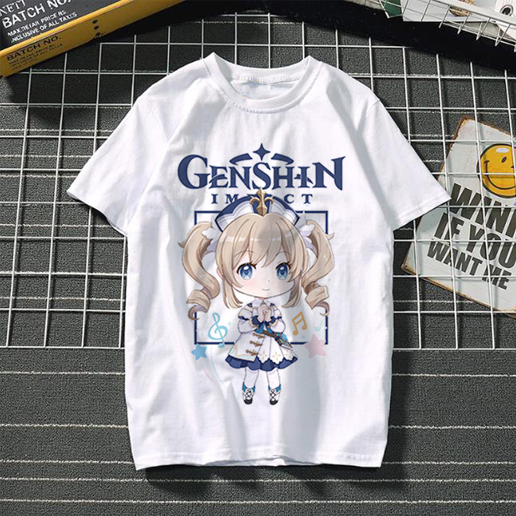 Yuanshin short-sleeved 3D casual trendy T-shirt