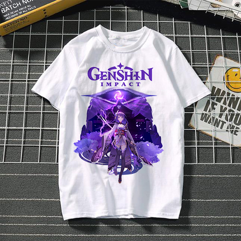 Yuanshin short-sleeved 3D casual trendy T-shirt
