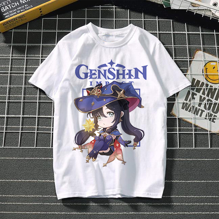 Yuanshin short-sleeved 3D casual trendy T-shirt