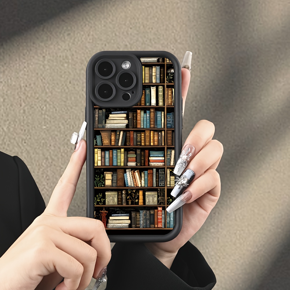 3D Bookshelves Phone Case