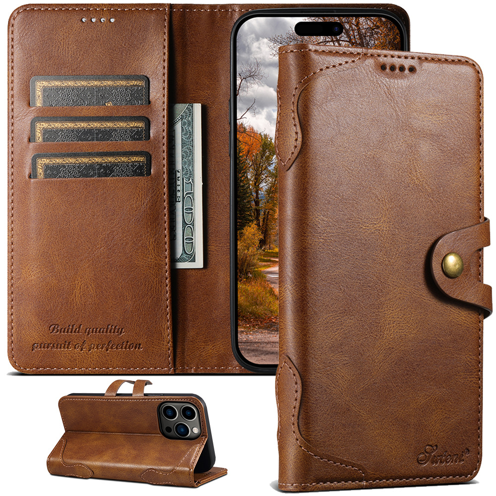 Flip Leather Card Holder Wallet Phone Case