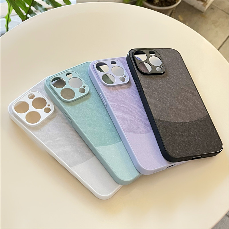 New Glitter Marble Two-tone Phone Case