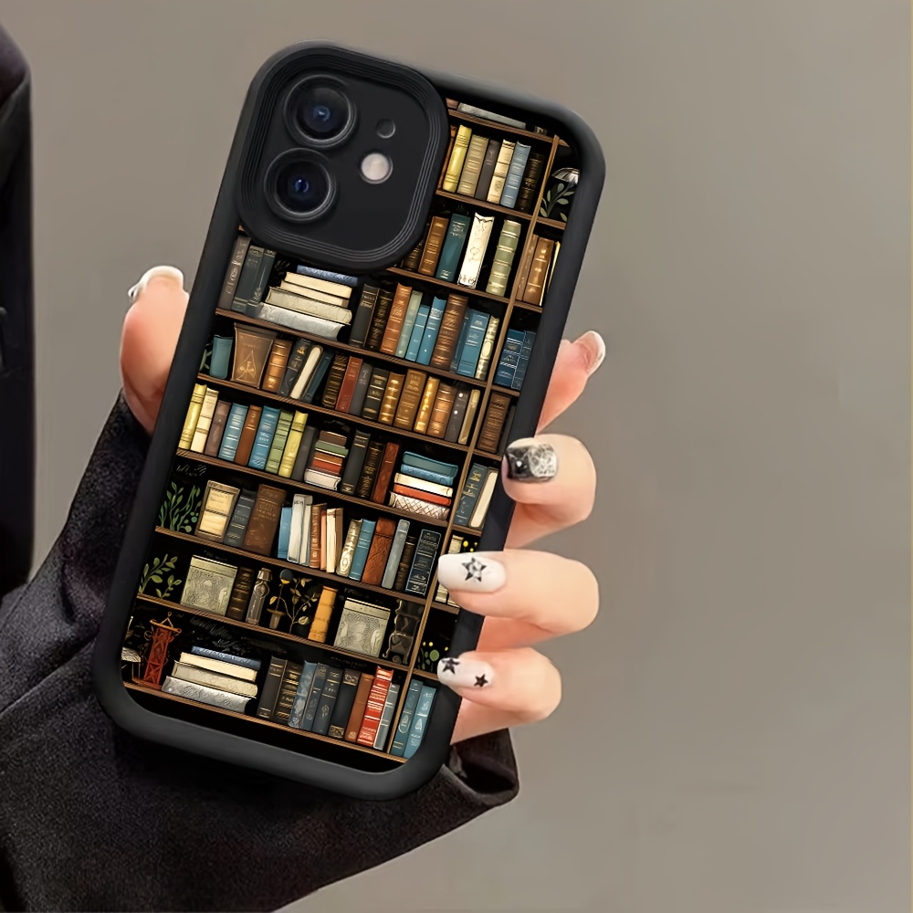 3D Bookshelves Phone Case