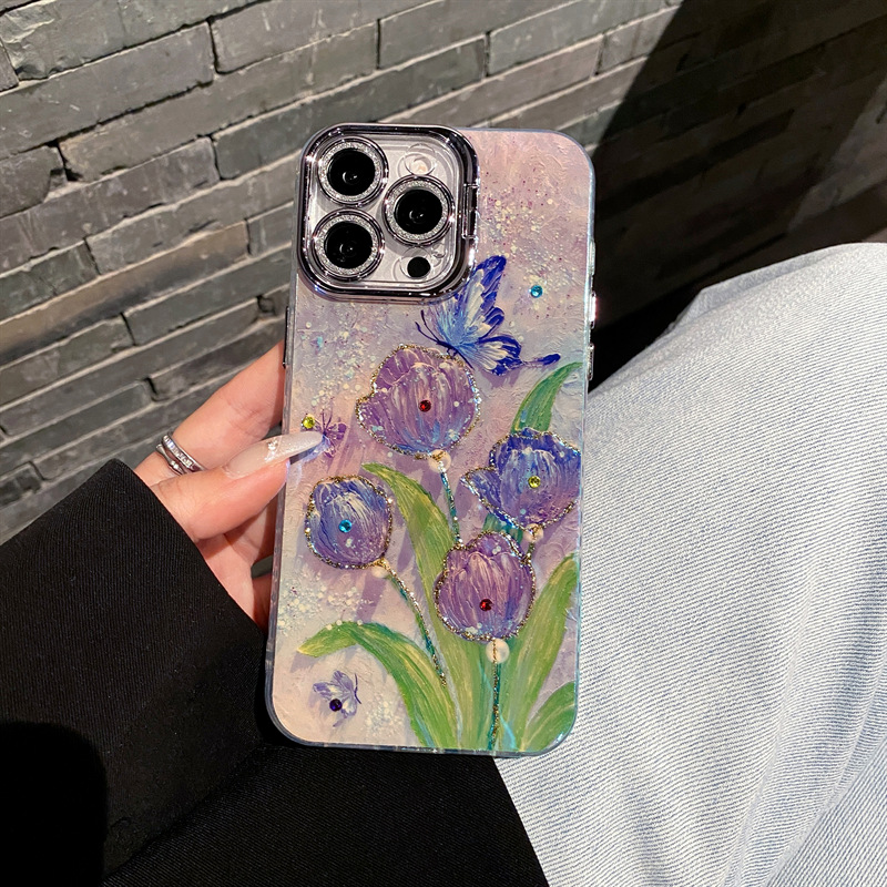 New Sparkling Tulip Phone Case