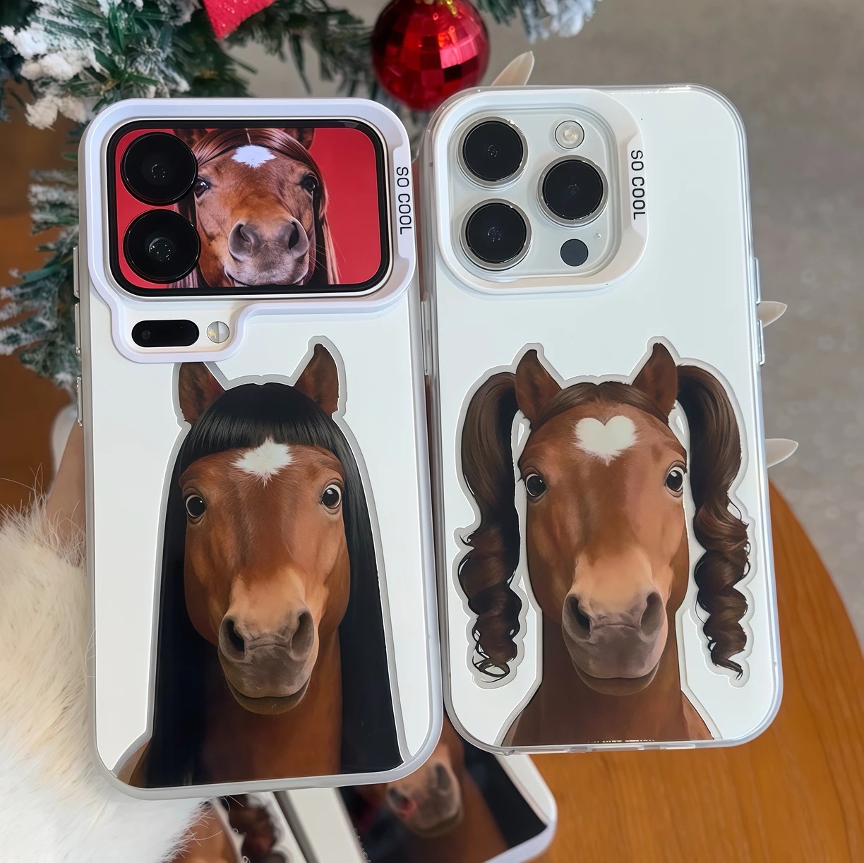 Funny Horse iPhone Case – Unique Animal Art Phone Cover