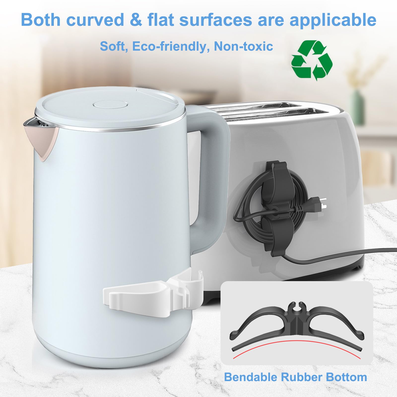 Appliance Cord Organizer – Self-Adhesive Cable Holder for a Clutter-Free Kitchen