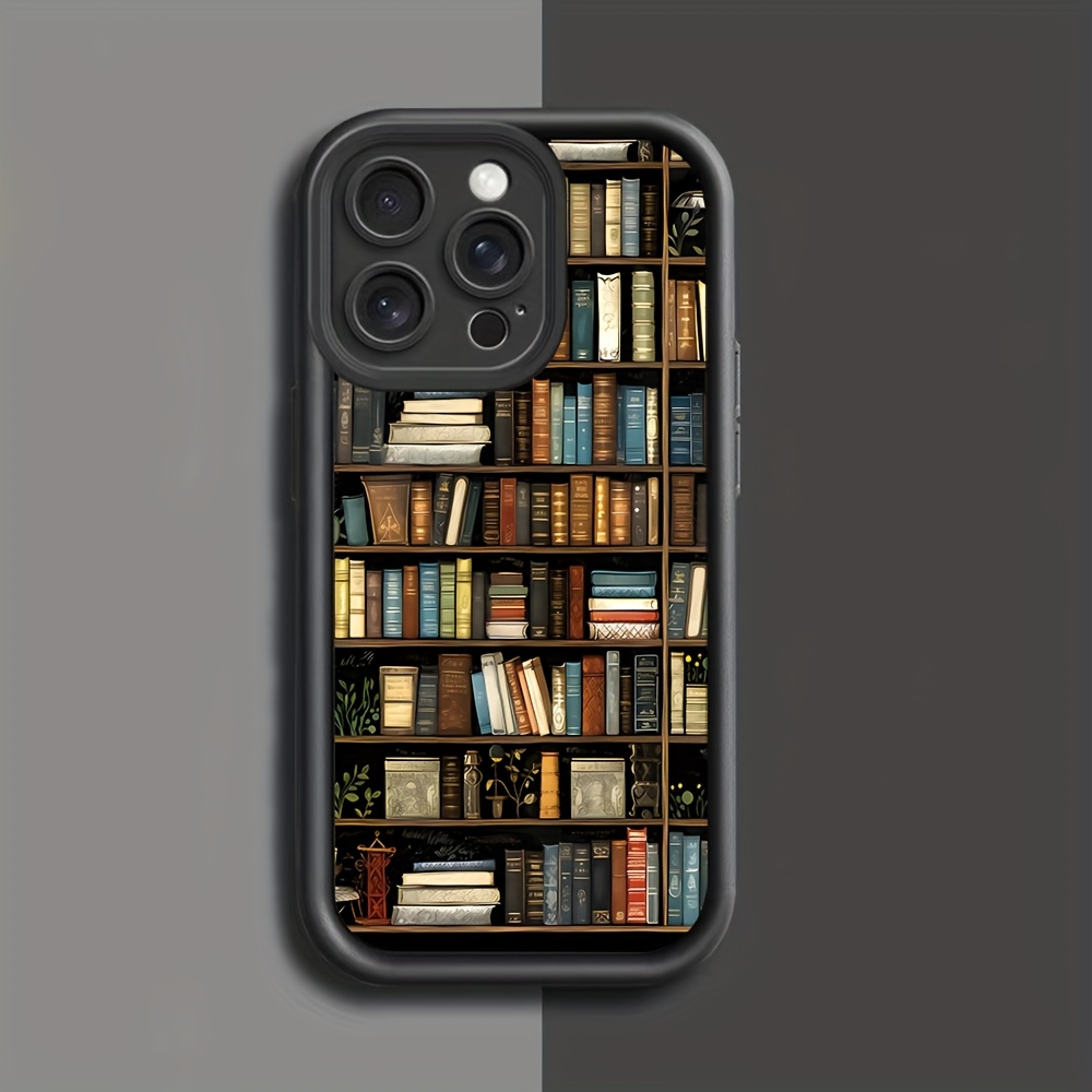 3D Bookshelves Phone Case