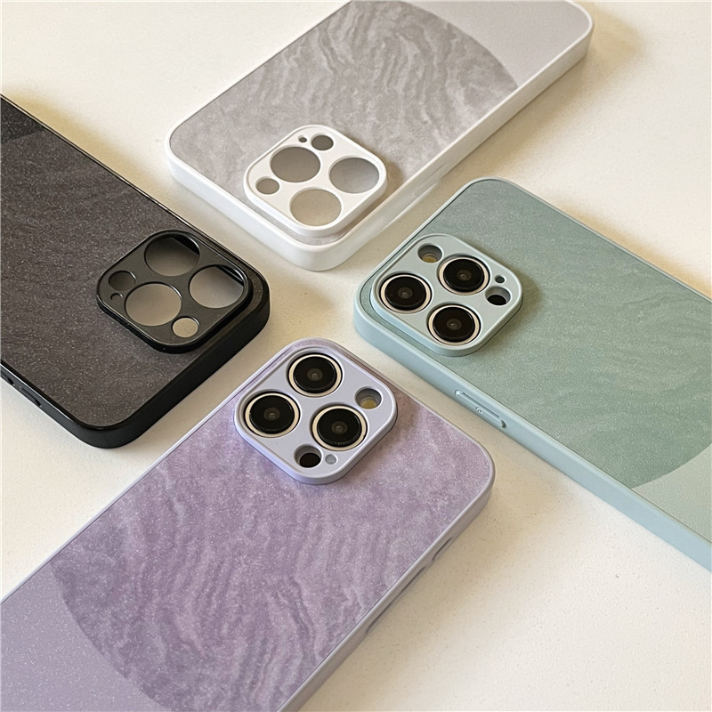 New Glitter Marble Two-tone Phone Case