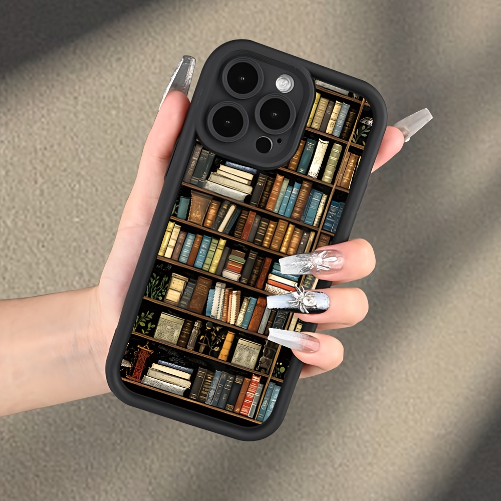 3D Bookshelves Phone Case