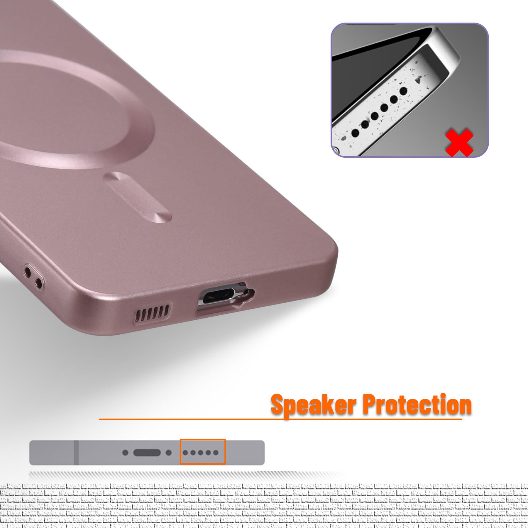 Samsung Magnetic Electroplated Metal Phone Case