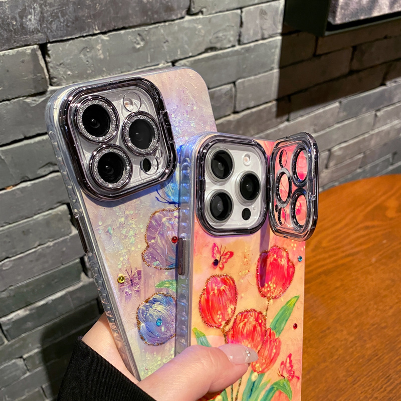 New Sparkling Tulip Phone Case