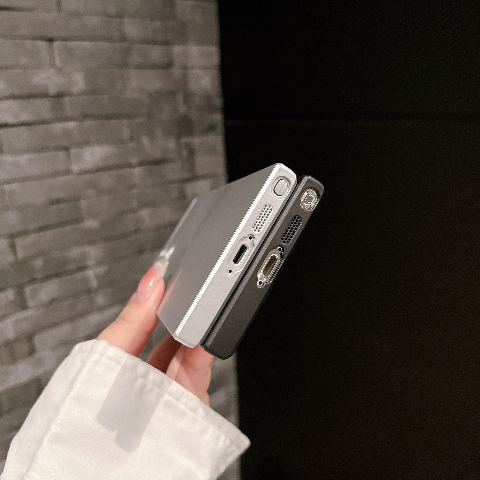 Laser Colorful Aurora CD Pattern Phone Case-For Samsung S21–S25 Series